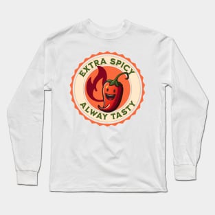 Extra Spicy Chili Pepper Long Sleeve T-Shirt